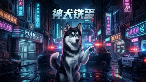 我刚重生成二哈，警花就要嘎掉我的荔枝 (Reborn as a Husky, My Police Owner Wants Me Neutered) poster
