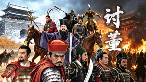 三国：讨董 (Three Kingdoms: The Campaign Against Dong Zhuo) poster